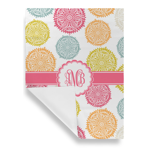 Doily Pattern House Flags - Single Sided - FRONT FOLDED