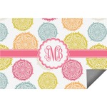 Doily Pattern Indoor / Outdoor Rug - 5'x8' (Personalized)