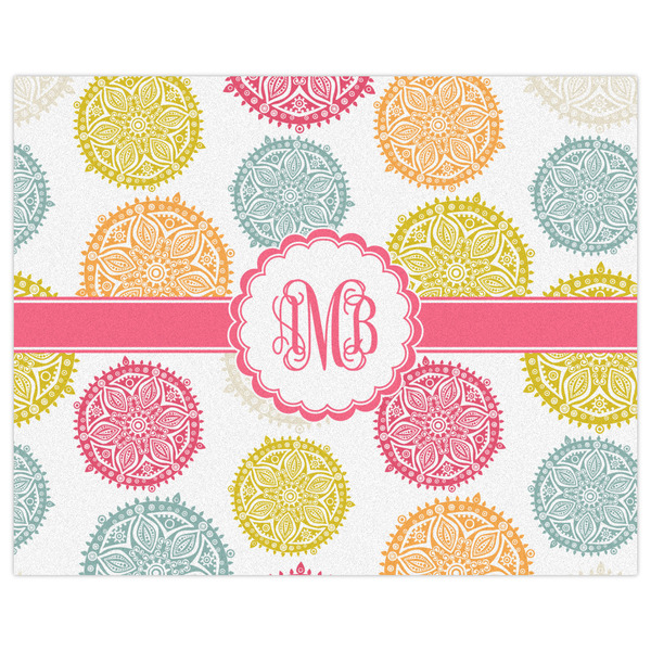 Doily Pattern Indoor / Outdoor Rug - 8'x10' - Front Flat