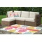 Doily Pattern Outdoor Mat & Cushions