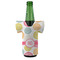 Doily Pattern Jersey Bottle Cooler - FRONT (on bottle)