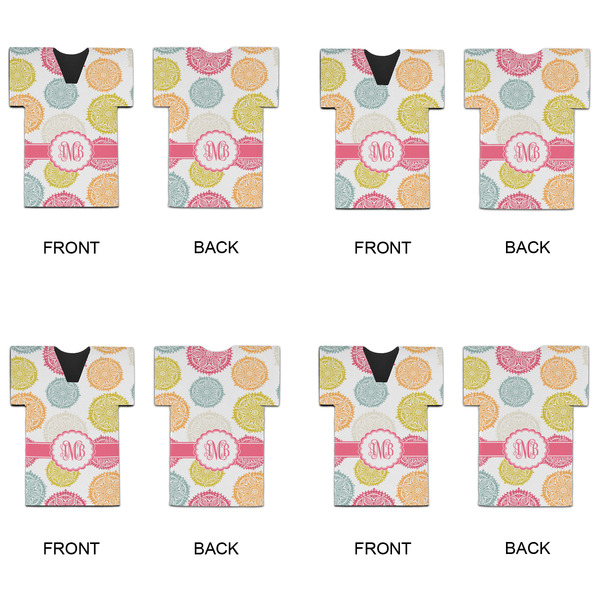 Doily Pattern Jersey Bottle Cooler - Set of 4 - APPROVAL