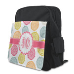 Doily Pattern Preschool Backpack (Personalized)