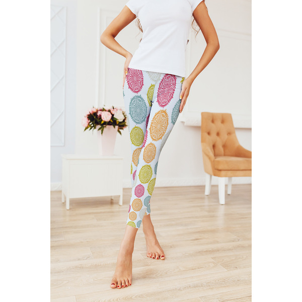 Doily Pattern Ladies Leggings - LIFESTYLE 2