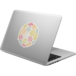 Doily Pattern Laptop Decal (Personalized)