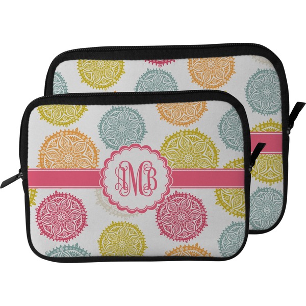 Doily Pattern Laptop Sleeve (Size Comparison)