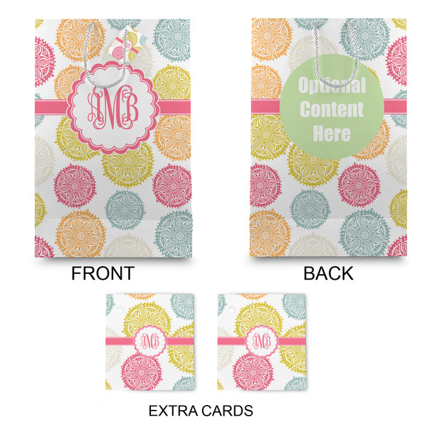 Doily Pattern Large Gift Bag - Approval