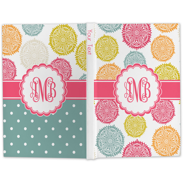 Doily Pattern Large Hard Cover Journal - Apvl