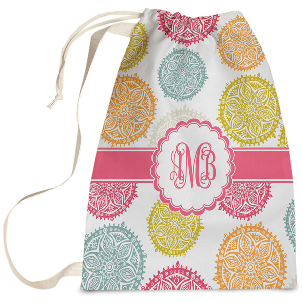 Custom Doily Pattern Laundry Bag (Personalized)
