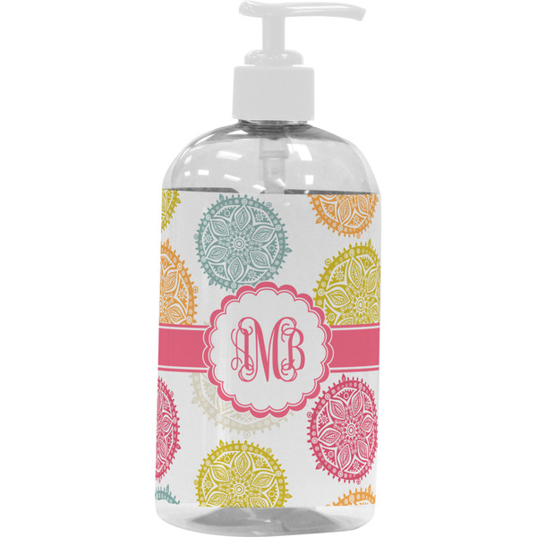 Doily Pattern Large Liquid Dispenser (16 oz) - White