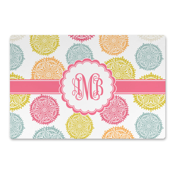 Custom Doily Pattern Large Rectangle Car Magnet (Personalized)