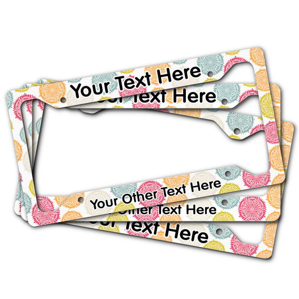 Doily Pattern License Plate Frames - (PARENT MAIN)