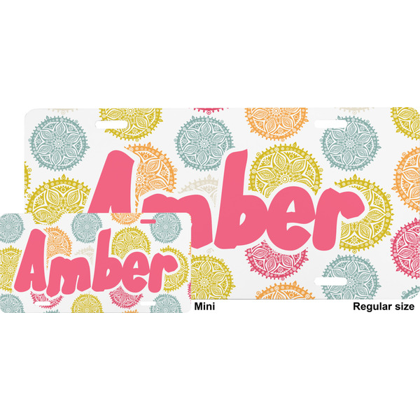 Doily Pattern License Plate (Sizes)