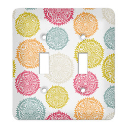 Doily Pattern Light Switch Cover (2 Toggle Plate)