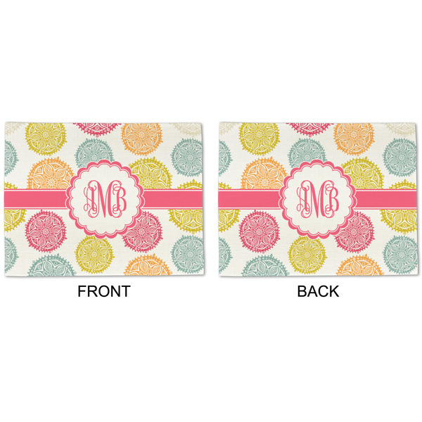 Doily Pattern Linen Placemat - APPROVAL (double sided)