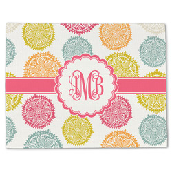 Doily Pattern Single-Sided Linen Placemat - Single w/ Monogram