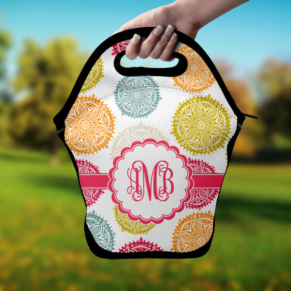 Doily Pattern Lunch Bag - Hand