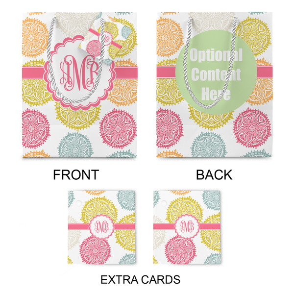 Doily Pattern Medium Gift Bag - Approval