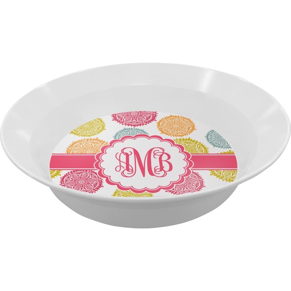 Custom Doily Pattern Melamine Bowl (Personalized)