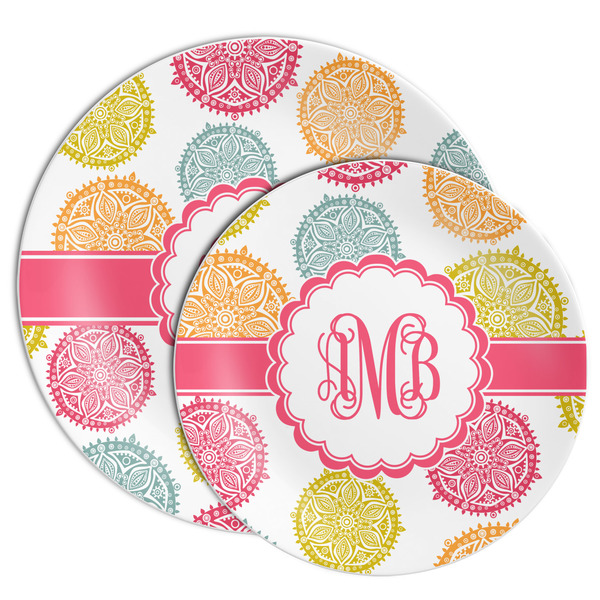 Doily Pattern Melamine Plates - PARENT/MAIN