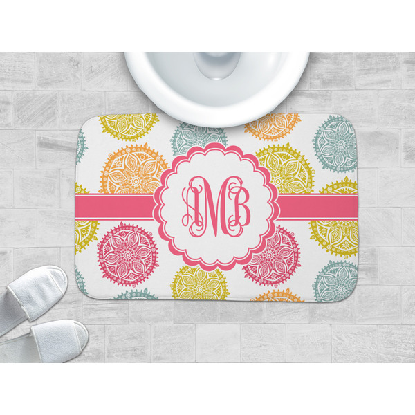 Doily Pattern Memory Foam Bath Mat - LIFESTYLE 34x21