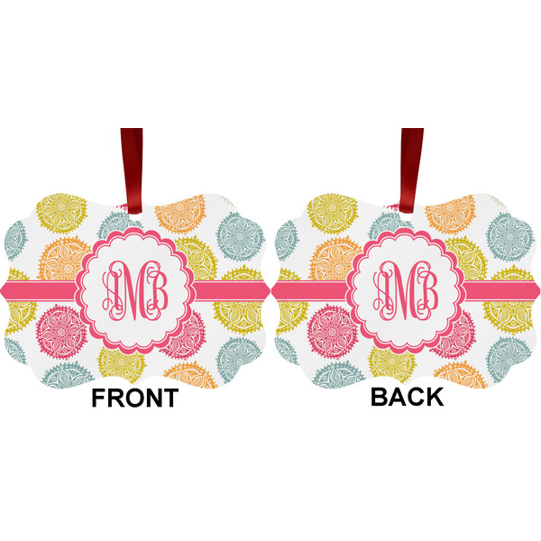 Doily Pattern Metal Benilux Ornament - Front and Back (APPROVAL)