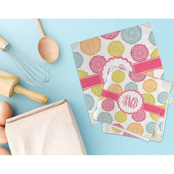 Doily Pattern Microfiber Dish Rag - LIFESTYLE