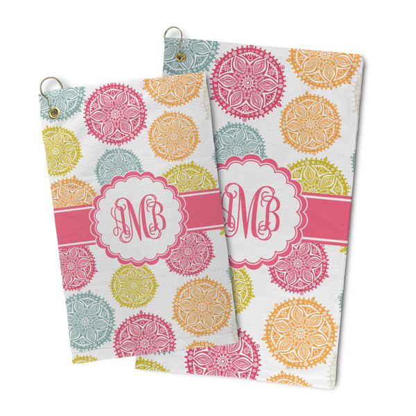 Doily Pattern Microfiber Golf Towel - PARENT/MAIN