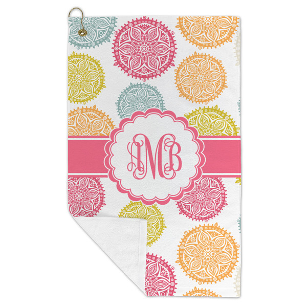 Doily Pattern Microfiber Golf Towels - FOLD