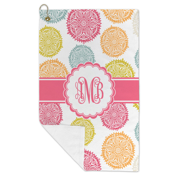 Doily Pattern Microfiber Golf Towels - FOLD