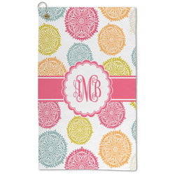 Doily Pattern Microfiber Golf Towel - Large (Personalized)