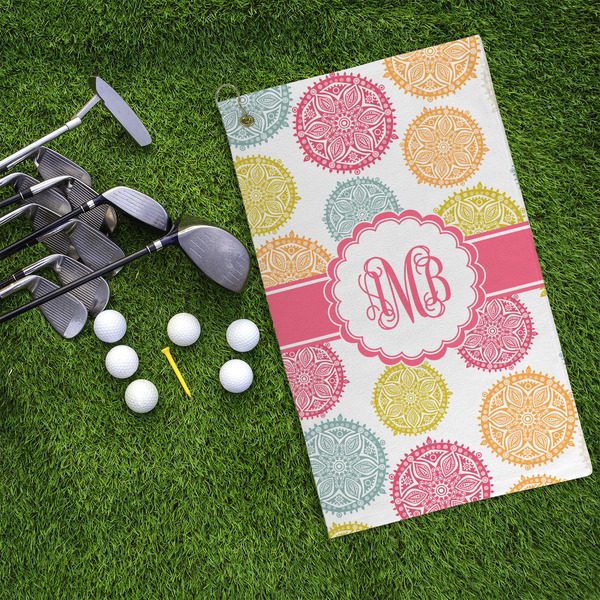 Doily Pattern Microfiber Golf Towels - LIFESTYLE