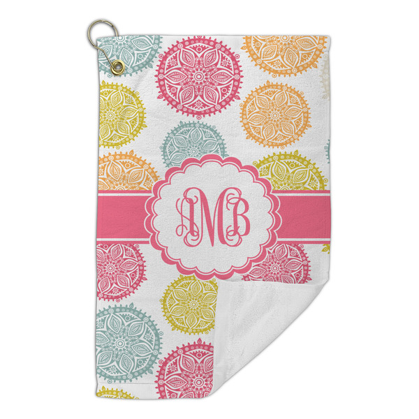 Doily Pattern Microfiber Golf Towels Small - FRONT FOLDED