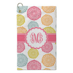 Doily Pattern Microfiber Golf Towel - Small (Personalized)