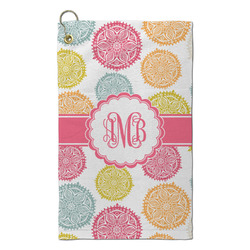 Doily Pattern Microfiber Golf Towel - Small (Personalized)