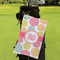 Doily Pattern Microfiber Golf Towels - Small - LIFESTYLE