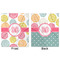 Doily Pattern Minky Blanket - 50"x60" - Double Sided - Front & Back