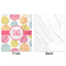 Doily Pattern Minky Blanket - 50"x60" - Single Sided - Front & Back