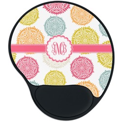 Doily Pattern Mouse Pad with Wrist Support