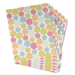 Doily Pattern Binder Tab Divider - Set of 6 (Personalized)