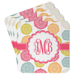 Doily Pattern Paper Coasters (Personalized)