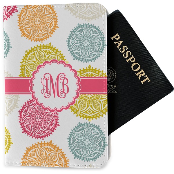 Custom Doily Pattern Passport Holder - Fabric (Personalized)