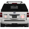 Doily Pattern Personalized Car Magnets on Ford Explorer