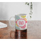Doily Pattern Personalized Coffee Mug - Lifestyle