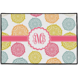 Doily Pattern Door Mat - 36"x24" (Personalized)