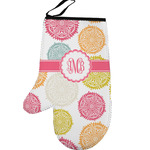 Doily Pattern Left Oven Mitt (Personalized)