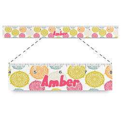 Doily Pattern Plastic Ruler - 12" (Personalized)