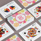 Doily Pattern Playing Cards - Front & Back View