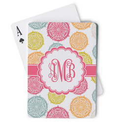 Doily Pattern Playing Cards (Personalized)