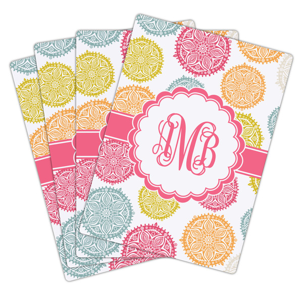 Doily Pattern Playing Cards - Hand Back View